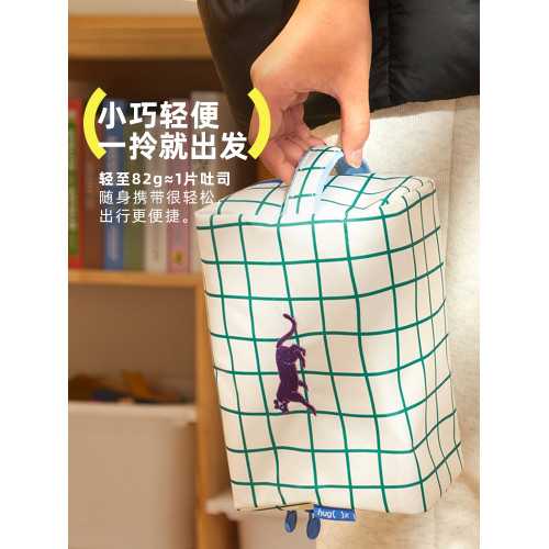 hugz洗漱包女化妝包可攜式旅行收納包大容量防水洗漱包手提式吐司包