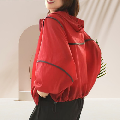 防曬衣外套女2025夏季新款韓版遮陽防紫外線外穿百搭連帽防曬服潮