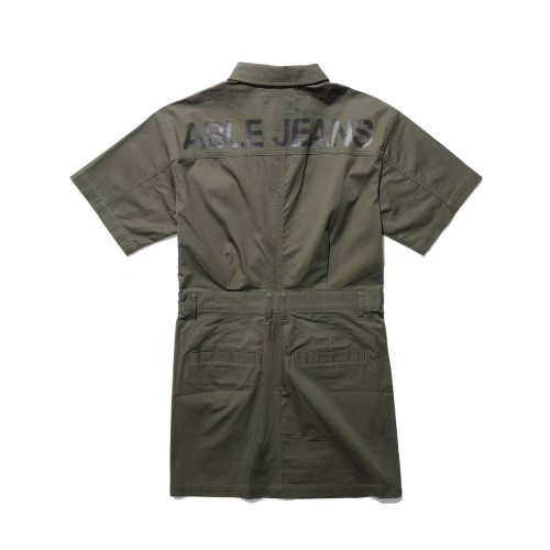 ABLE JEANS女士連身裙夏季新品立體工裝街頭潮流機能款休閒連體衣
