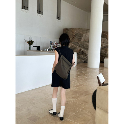 自在淡人 亞麻美式工裝設計連體衣/舒適好穿休閒感連衣裙 輕薄款