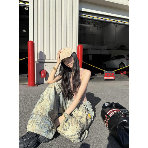 Do vis 歐美辣妹風性感卡其色連體衣女2025新款修身顯瘦內搭外穿