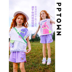 女童短褲2025新款春夏季兒童輕薄款速乾褲大童休閒運動褲寬松褲子