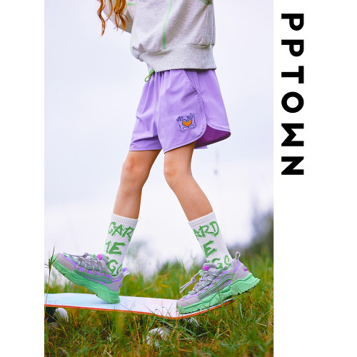 女童短褲2025新款春夏季兒童輕薄款速乾褲大童休閒運動褲寬松褲子