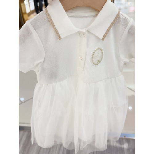 2折英氏女童連衣裙短袖純棉中式裙夏季裙子春夏新品YRLCJ2Q392A