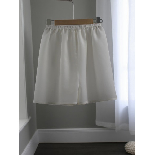 真絲親子裝夏裝沙灘褲潮一家三口全家裝桑蠶絲短褲母子母女父子