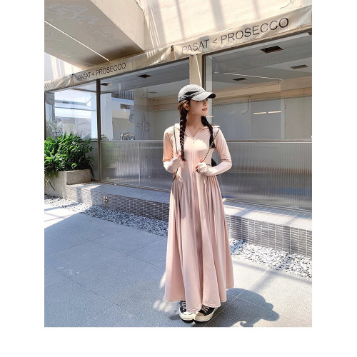 防曬衣女2025夏季長款輕薄透氣全身防曬服收腰顯瘦外套海邊防曬裙