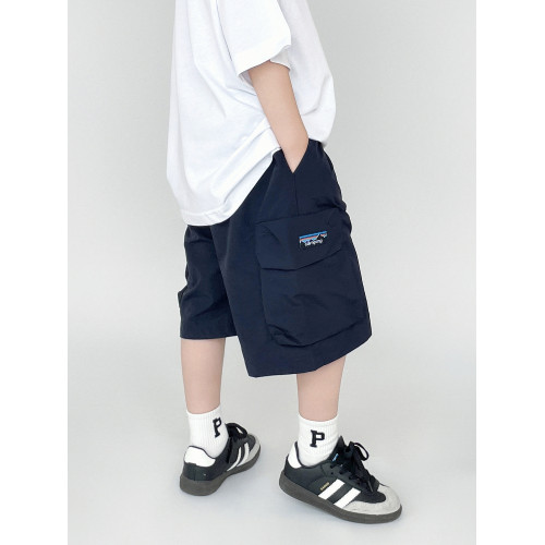 男童短褲兒童夏裝褲子2025新款夏季男孩帥氣五分褲速乾工裝褲薄款