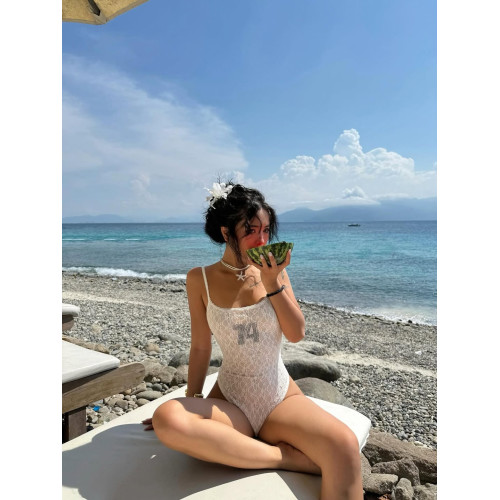 歐美辣妹風燙鑽露背吊帶背心連體衣女夏性感修身海邊度假外穿上衣