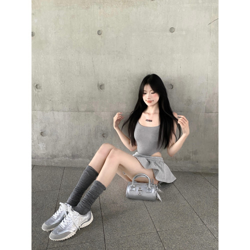 GARIS 歐美辣妹風美背攻心後背外穿性感吊帶背心女修身連體衣女夏