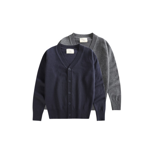 春秋季學院風女童V領外套白色兒童毛衣開衫親子裝中大男童針織衫 春秋季學院風女童V領外套白色兒童毛衣開衫親子裝中大男童針織衫