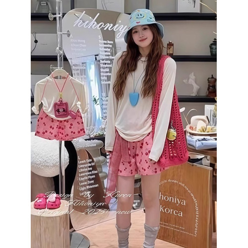 女童防曬衣套裝2025新款夏季母女親子裝冰絲長袖T恤夏裝防曬服薄