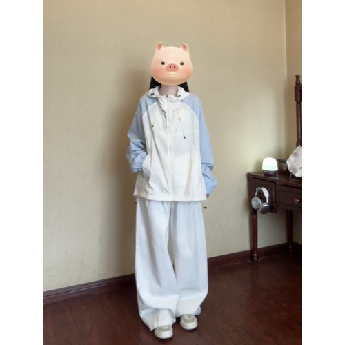夏季超好看撞色防曬衣女2025新款時尚百搭輕薄透氣防紫外線防曬服