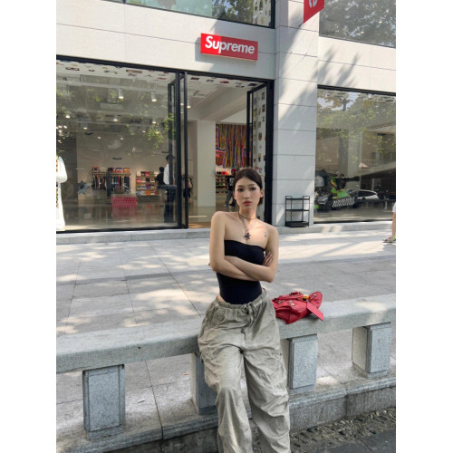 歐美ins辣妹風一字肩抹胸吊帶背心上衣女夏季性感修身顯瘦連體衣