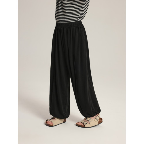 布丁哈魯童裝夏裝女童洋氣褲子2025夏季新款兒童休閒防蚊束腳長褲