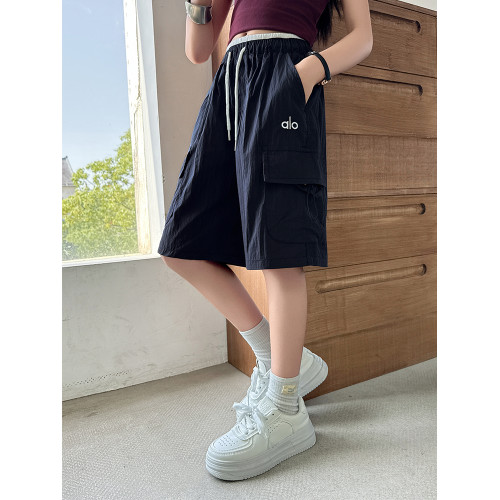 女童工裝短褲夏季新款2025中大童薄款速乾褲五分褲夏季中褲運動褲