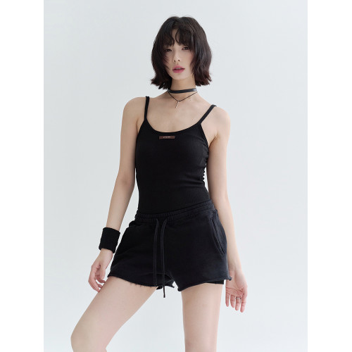 萬有引力博物館吊帶背心連體衣女夏2025新款莫代爾緊身純色內搭K