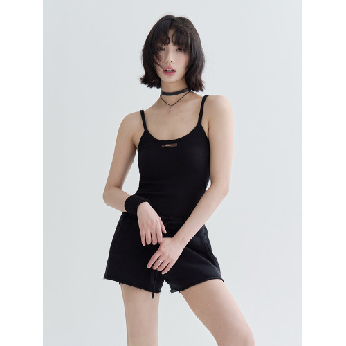 萬有引力博物館吊帶背心連體衣女夏2025新款莫代爾緊身純色內搭K