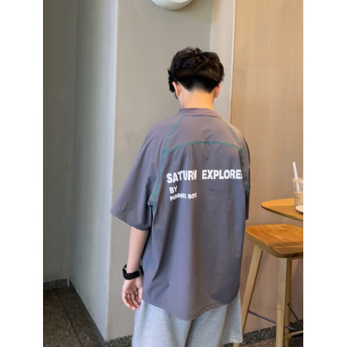 大男童短袖t恤夏季新款童裝親子裝兒童超薄無感戶外騎行速乾透氣