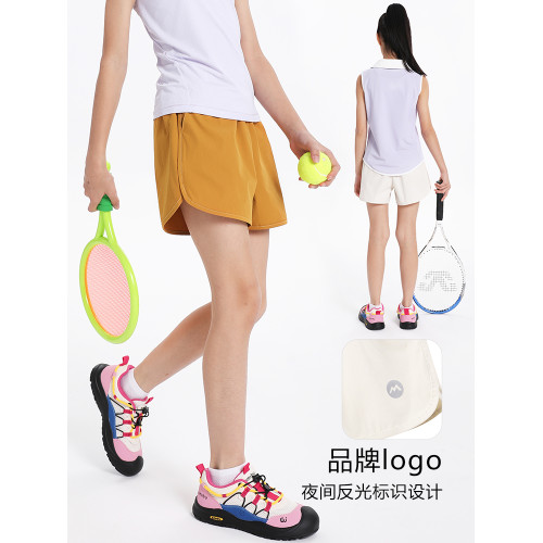 萌格格女童運動短褲速乾涼感透氣排汗兒童跑步訓練褲夏季新款薄