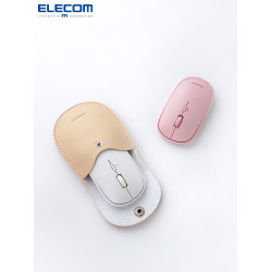 ELECOM無線藍牙滑鼠靜音女生可愛iPad電腦皮套USB可攜式款兒童滑鼠