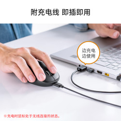 日本SANWA無線滑鼠3模藍牙+TypeC+USB充電靜音適用ipad手機蘋果