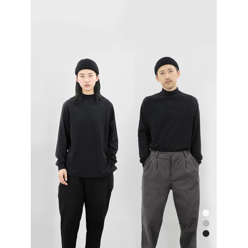 半高領打底衫/Material Formula/親膚男女純色套頭內搭物質公式