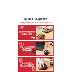 日本ELECOM 宜麗客 EXG 軌跡球 三模 藍牙有線無線滑鼠 XPT1MRXBK