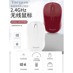 美國泰格斯Targus輕聲2.4G無線光電滑鼠W600辦公家用通用蘋果Mac
