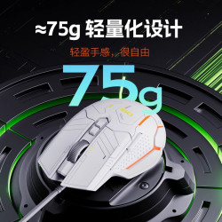 英菲克PG9有線滑鼠電競遊戯專用輕量化RGB機械吃雞宏編程電腦辦公