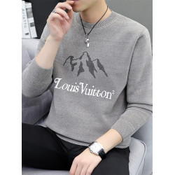 秋冬季新款毛衣男士內搭一體絨針織打底衫加絨加厚線衣保暖上衣服