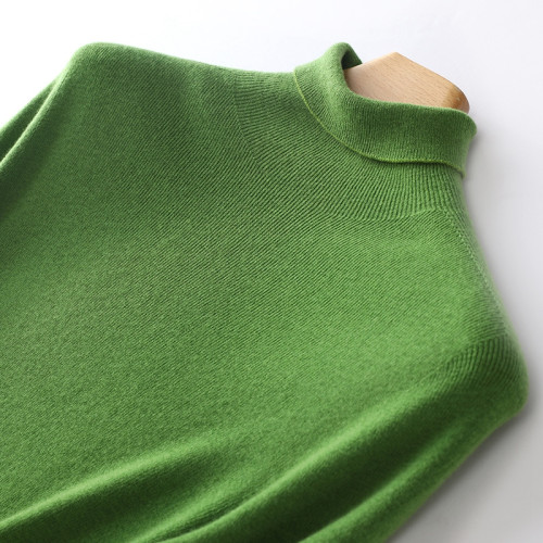 精紡細支100純羊毛高領針織打底衫女緊身顯瘦薄毛衣內搭氣質通勤