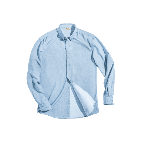 馬登工裝復古磨毛長袖薄襯衫牛津紡純棉休閒外穿襯衣打底衫男春