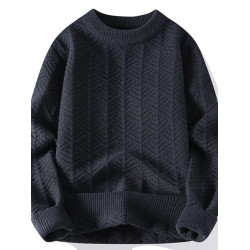 秋冬款半高領毛衣男內搭針織打底衫加厚羊毛衫線衣青少年保暖上衣