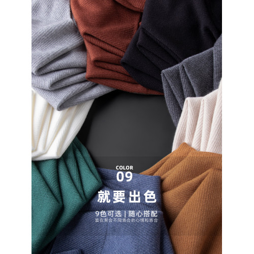 2025新款簡約高領毛衣男冬季內搭冬季加厚保暖白色針織打底衫男潮