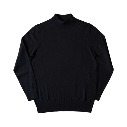 AnnualRing年輪復古美利奴羊毛衣半高領針織衫機洗百搭純色打底衫