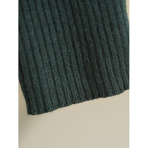 【一系列】2024秋設計感百搭甜美緊身顯瘦針織打底衫品牌折釦女裝