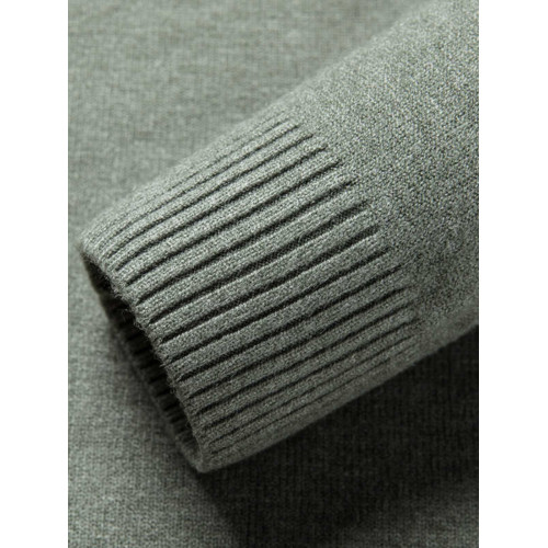 羅矇毛衣男秋冬季2025新款圓領時尚爸爸裝商務保暖內搭打底衫