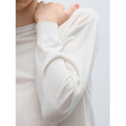 HUNTINGOLD高級山羊毛針織秋冬保暖長袖黑白灰純色打底衫1533