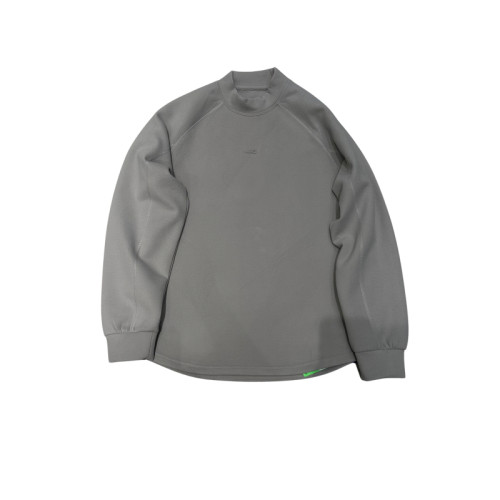 圓弧下擺親膚雙面德絨半高領衛衣男秋冬韓版簡約保暖寬松打底衫潮