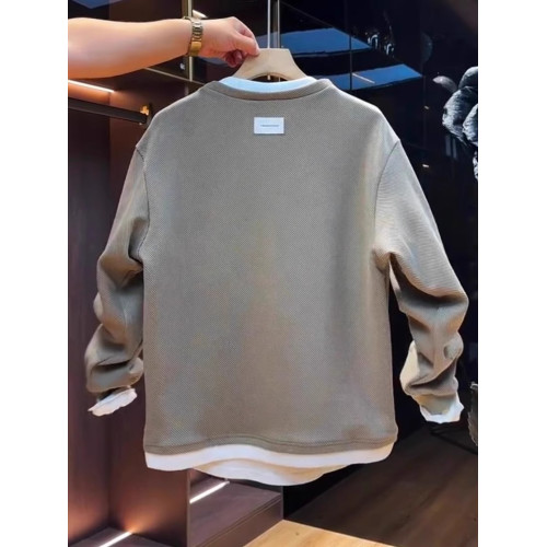 倉石一樹假兩件衛衣男春秋季新款純色V領寬松百搭休閒上衣打底衫 倉石一樹假兩件衛衣男春秋季新款純色V領寬松百搭休閒上衣打底衫