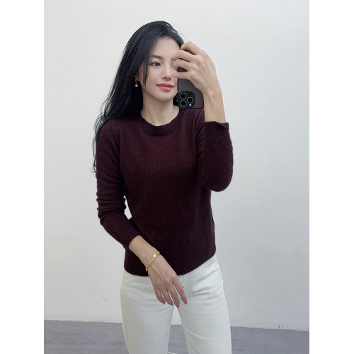 六六一直推！巨劃算！100%山羊絨秋冬保暖低圓領針織衫長袖打底衫