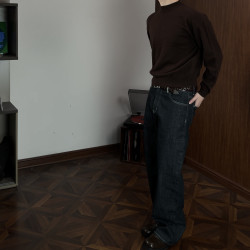 Oclin美麗奴羊毛高領針織打底衫長袖雙領型秋冬通勤單品 35%羊毛