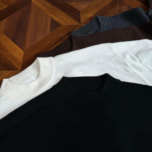 Oclin美麗奴羊毛高領針織打底衫長袖雙領型秋冬通勤單品 35%羊毛