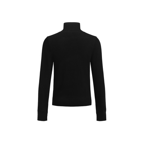 TERRAINCOGNITA羊毛混紡高領G刺綉打底衫長袖保暖針織毛衣