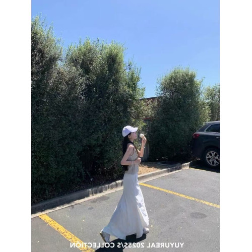 WEIZHEN 法式浪漫馬德拉 老錢風鏤空針織衫背心女春秋內搭打底衫