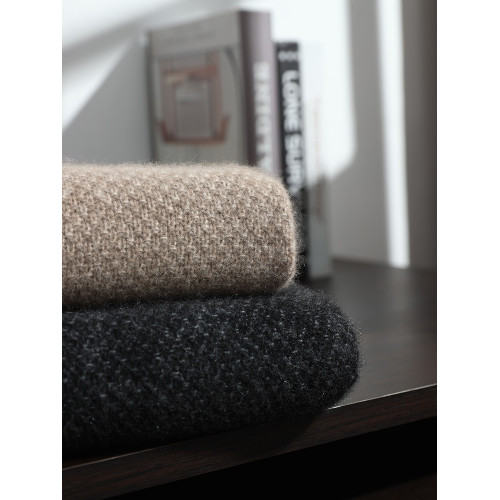 三股加厚羊絨衫男100%純山羊絨衫圓領冬季新款保暖針織毛衣打底衫