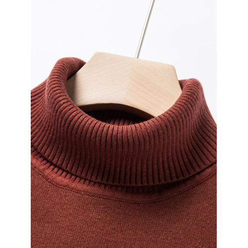 羅矇毛線衣男士寬松修身半高領長袖打底衫針織衫休閒潮流百搭