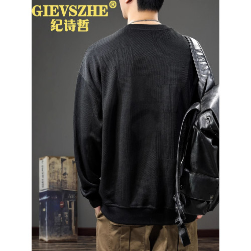 紀詩哲春秋季2025新款重磅長袖衛衣男寬松潮牌打底衫圓領上衣 紀詩哲春秋季2025新款重磅長袖衛衣男寬松潮牌打底衫圓領上衣
