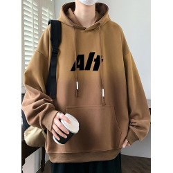 春秋季新款連帽衛衣男孩外套高中初中學生潮流帥氣青少年大童男裝