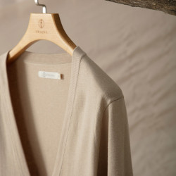 妙演心空中性春秋款中開棉製線衫男女可穿毛衣打底衫休閒中開線衣